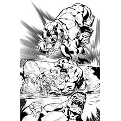 Dessin à colorier: Wolverine (Super-héros et Super-vilains) #74916 - Coloriages à Imprimer Gratuits