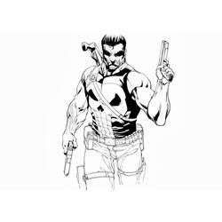 Dessin à colorier: Wolverine (Super-héros et Super-vilains) #74932 - Coloriages à Imprimer Gratuits