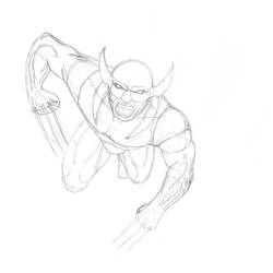 Dessin à colorier: Wolverine (Super-héros et Super-vilains) #74956 - Coloriages à Imprimer Gratuits