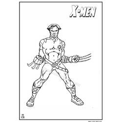 Dessin à colorier: Wolverine (Super-héros et Super-vilains) #74958 - Coloriages à Imprimer Gratuits