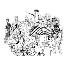 Dessin à colorier: Wolverine (Super-héros et Super-vilains) #74965 - Coloriages à Imprimer Gratuits