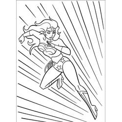 Coloriage Wonder Woman (Super-héros et Super-vilains) #196918 à imprimer et colorier