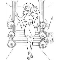 Coloriage Wonder Woman (Super-héros et Super-vilains) #196920 à imprimer et colorier