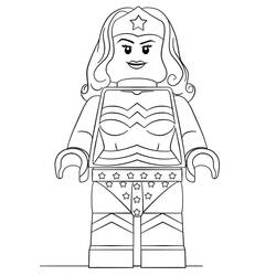 Coloriage Wonder Woman (Super-héros et Super-vilains) #196928 à imprimer et colorier