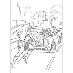 Coloriage Wonder Woman (Super-héros et Super-vilains) #196939 à imprimer et colorier