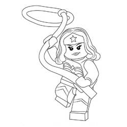 Coloriage Wonder Woman (Super-héros et Super-vilains) #196969 à imprimer et colorier