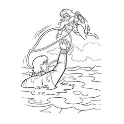 Coloriage Wonder Woman (Super-héros et Super-vilains) #196973 à imprimer et colorier