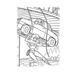 Coloriage Wonder Woman (Super-héros et Super-vilains) #196976 à imprimer et colorier