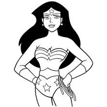 Dessins à colorier: Wonder Woman - Coloriages à Imprimer Gratuits