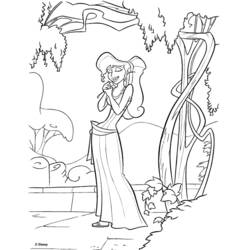 Dessin à colorier: Xena (Super-héros et Super-vilains) #84637 - Coloriages à Imprimer Gratuits