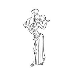 Dessin à colorier: Xena (Super-héros et Super-vilains) #84646 - Coloriages à Imprimer Gratuits