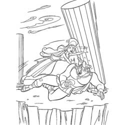 Dessin à colorier: Xena (Super-héros et Super-vilains) #84671 - Coloriages à Imprimer Gratuits