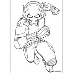 Dessin à colorier: Ant-Man (Super-héros) #77670 - Coloriages à imprimer