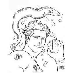 Dessin à colorier: Aquaman (Super-héros) #84987 - Coloriages à Imprimer Gratuits