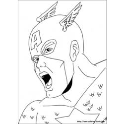 Dessin à colorier: Avengers (Super-héros) #74083 - Coloriages à Imprimer Gratuits