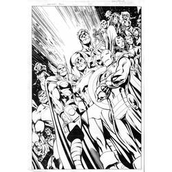 Dessin à colorier: Avengers (Super-héros) #74089 - Coloriages à Imprimer Gratuits