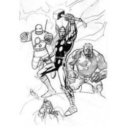 Dessin à colorier: Avengers (Super-héros) #74092 - Coloriages à Imprimer Gratuits