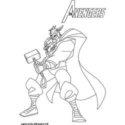 Dessin à colorier: Avengers (Super-héros) #74114 - Coloriages à Imprimer Gratuits