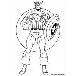 Dessin à colorier: Avengers (Super-héros) #74116 - Coloriages à Imprimer Gratuits