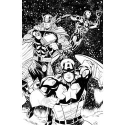 Dessin à colorier: Avengers (Super-héros) #74196 - Coloriages à Imprimer Gratuits