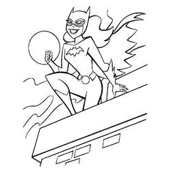 Dessin à colorier: Batgirl (Super-héros) #77728 - Coloriages à imprimer