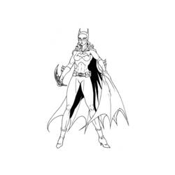 Dessin à colorier: Batgirl (Super-héros) #77730 - Coloriages à Imprimer