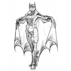 Dessin à colorier: Batgirl (Super-héros) #77823 - Coloriages à imprimer