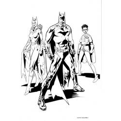 Dessin à colorier: Batgirl (Super-héros) #77831 - Coloriages à imprimer