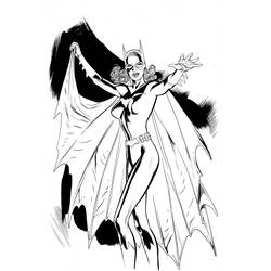 Dessin à colorier: Batgirl (Super-héros) #77832 - Coloriages à Imprimer Gratuits