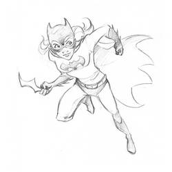 Dessin à colorier: Batgirl (Super-héros) #77863 - Coloriages à Imprimer