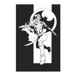 Dessin à colorier: Batgirl (Super-héros) #78016 - Coloriages à Imprimer Gratuits