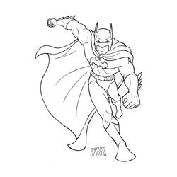 Dessin à colorier: Batgirl (Super-héros) #78041 - Coloriages à imprimer