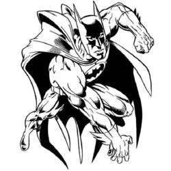 Dessin à colorier: Batman (Super-héros) #76893 - Coloriages à Imprimer Gratuits