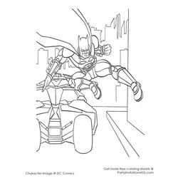 Dessin à colorier: Batman (Super-héros) #76900 - Coloriages à Imprimer Gratuits