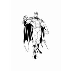 Dessin à colorier: Batman (Super-héros) #76933 - Coloriages à Imprimer Gratuits