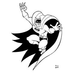 Dessin à colorier: Batman (Super-héros) #76954 - Coloriages à Imprimer Gratuits