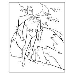 Dessin à colorier: Batman (Super-héros) #76961 - Coloriages à Imprimer Gratuits
