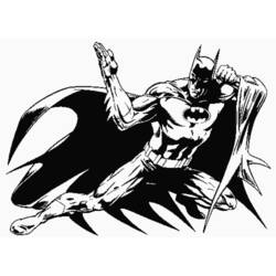 Dessin à colorier: Batman (Super-héros) #76975 - Coloriages à Imprimer Gratuits