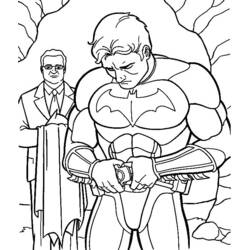 Dessin à colorier: Batman (Super-héros) #76983 - Coloriages à Imprimer Gratuits