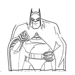 Dessin à colorier: Batman (Super-héros) #76986 - Coloriages à Imprimer Gratuits
