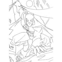Dessin à colorier: Batman (Super-héros) #77021 - Coloriages à Imprimer Gratuits