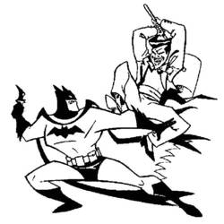 Dessin à colorier: Batman (Super-héros) #77025 - Coloriages à Imprimer Gratuits