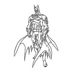 Dessin à colorier: Batman (Super-héros) #77035 - Coloriages à Imprimer Gratuits