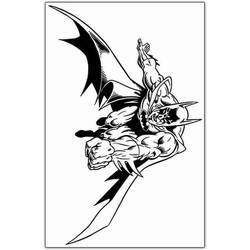 Dessin à colorier: Batman (Super-héros) #77051 - Coloriages à Imprimer Gratuits