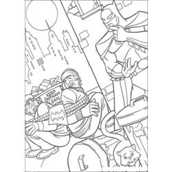 Dessin à colorier: Batman (Super-héros) #77053 - Coloriages à Imprimer Gratuits