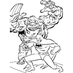 Dessin à colorier: Batman (Super-héros) #77086 - Coloriages à Imprimer Gratuits