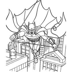 Dessin à colorier: Batman (Super-héros) #77099 - Coloriages à Imprimer Gratuits