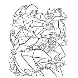 Dessin à colorier: Batman (Super-héros) #77110 - Coloriages à Imprimer Gratuits