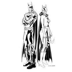 Dessin à colorier: Batman (Super-héros) #77135 - Coloriages à Imprimer Gratuits