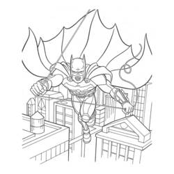 Dessin à colorier: Batman (Super-héros) #77170 - Coloriages à Imprimer Gratuits